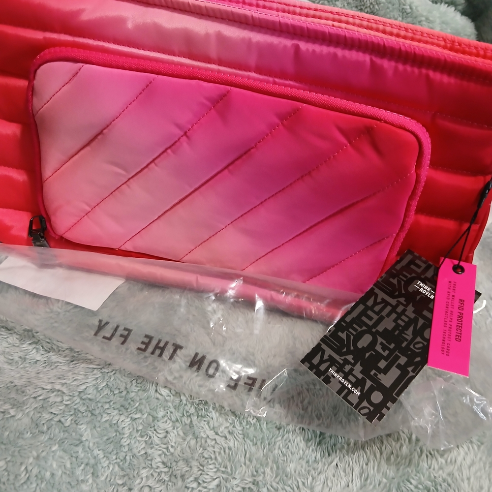 THINK ROYLN Pink Clutch Bag